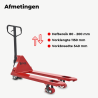 Onze Pro handpallettruck draagvermogen 2500 kg