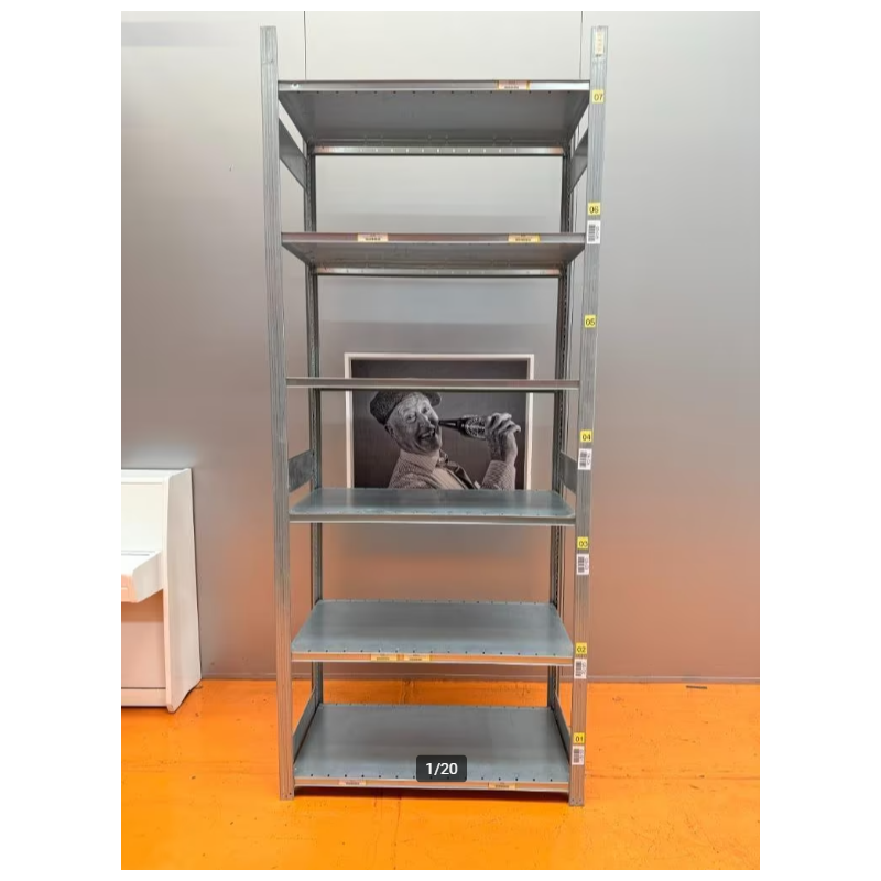 Gebruikte Legbordstelling Dexion Duitse kwaliteit 250 × 100 x 50 cm